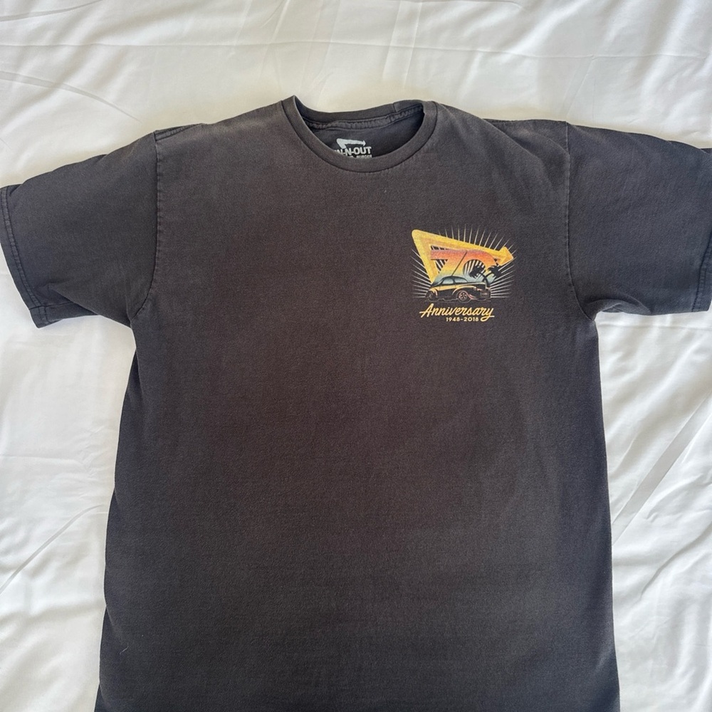 In N Out Burger‎ Black T-Shirt 2018 70th Anniversary Ferris Wheel Graphic Medium